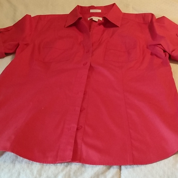 Chico's Tops - Chico's red button up blouse